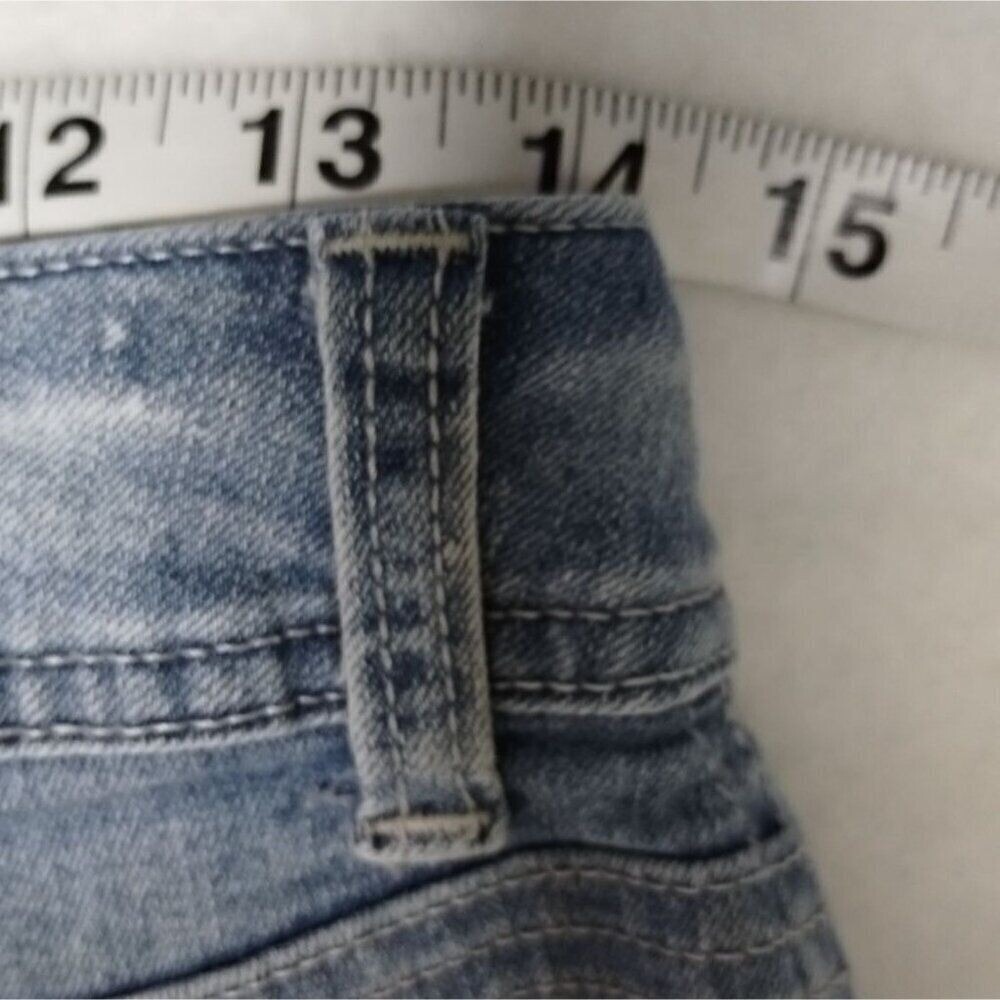No Boundaries Juniots Denim Shorts‎ Cuffed Pockets Casual Blue Jean Shorts 11 - Picture 7 of 10